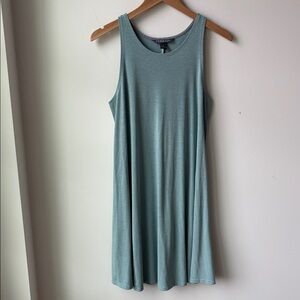 Free Fly Bamboo Flex Dress Heather Coastal Sage Athleisure Travel Stretch Size L